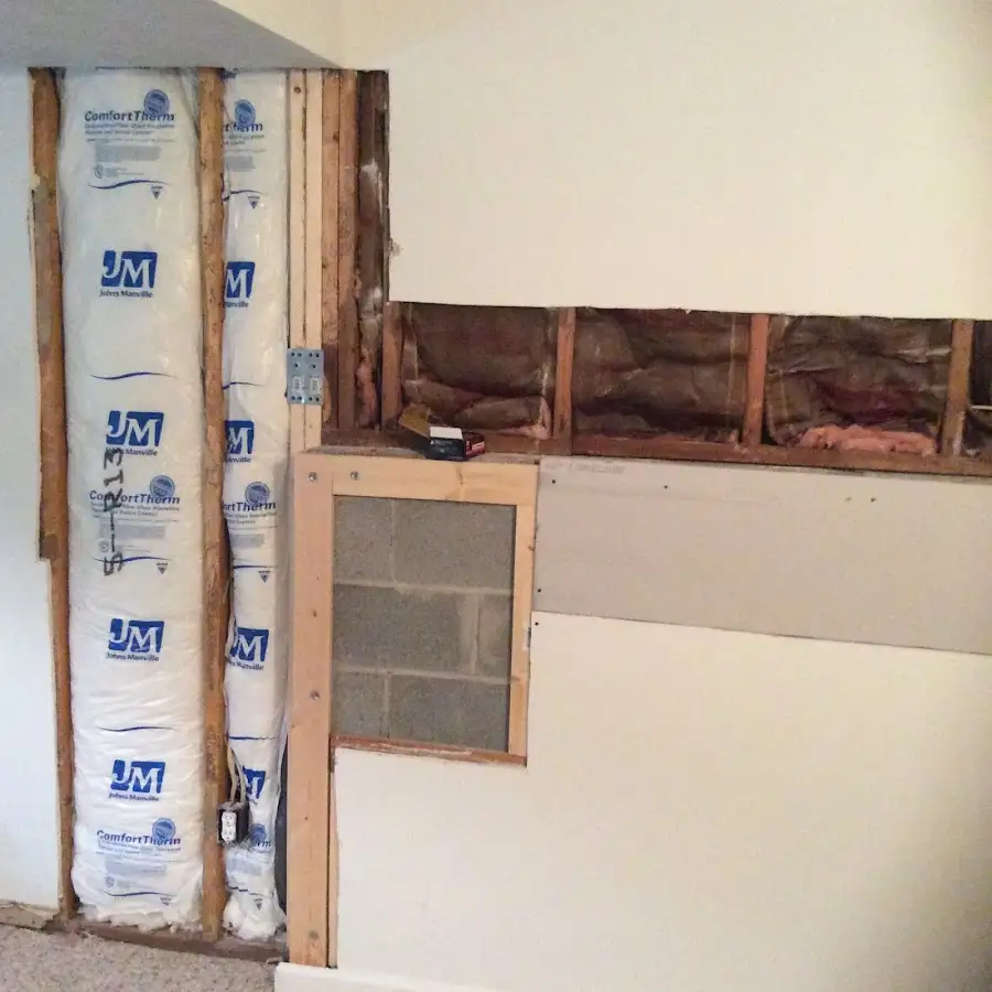 Wall insulation replacement during Structural Drying in Surprise